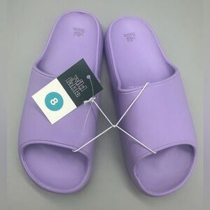 Wild Fable Women's Light Purple/Robbie Single Band Slide Sandal Shoes Mu…